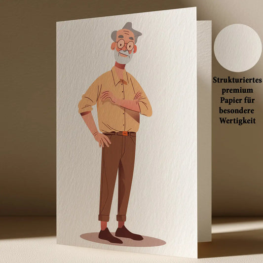 Grußkarte zur Rente