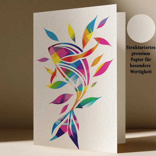 Grußkarte mit Popart Motiv