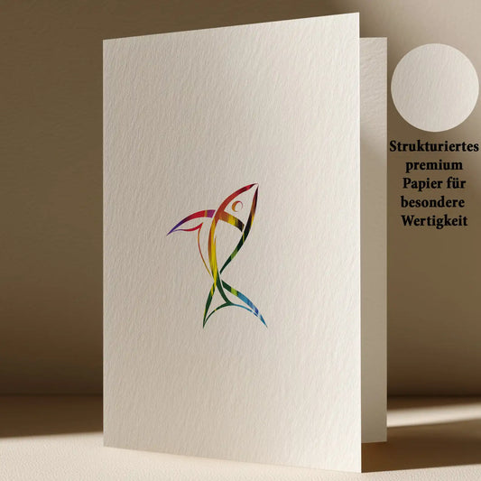 Grußkarte mit Popart Motiv