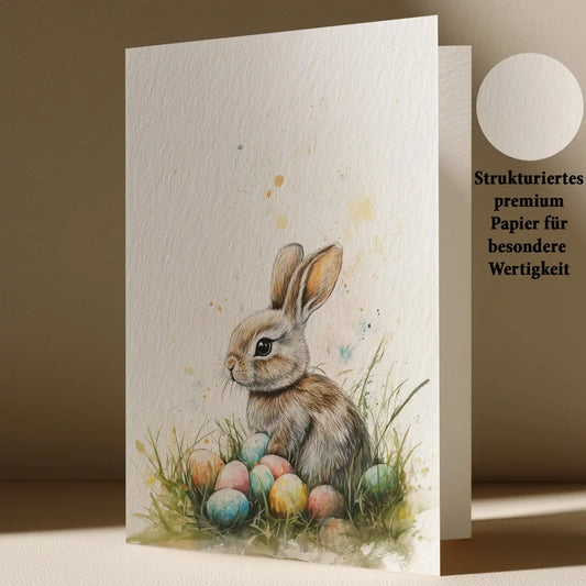 Grußkarte mit Oster Motiv (Kopie)