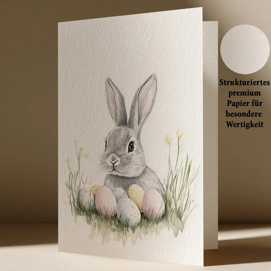Grußkarte mit Oster Motiv