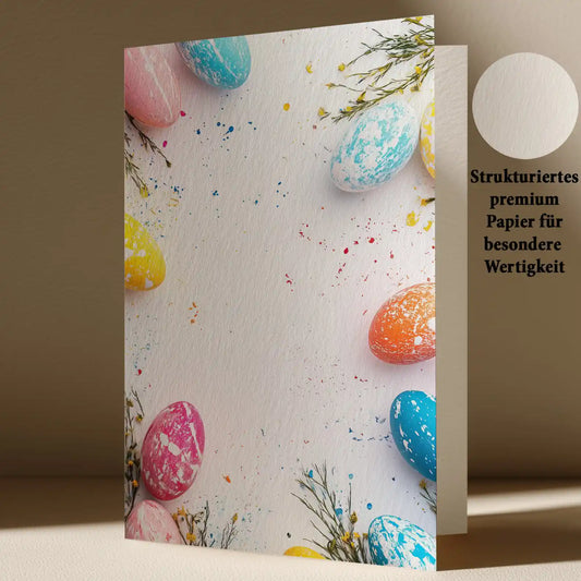 Grußkarte mit Oster Motiv