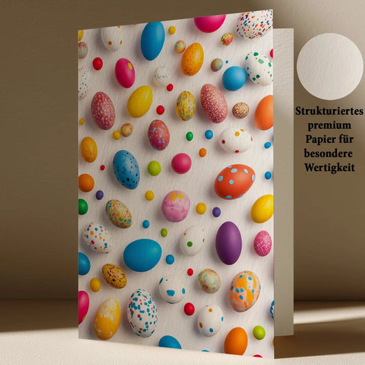 Grußkarte mit Oster Motiv