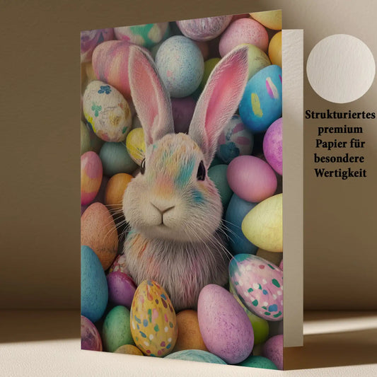 Grußkarte mit Oster Motiv