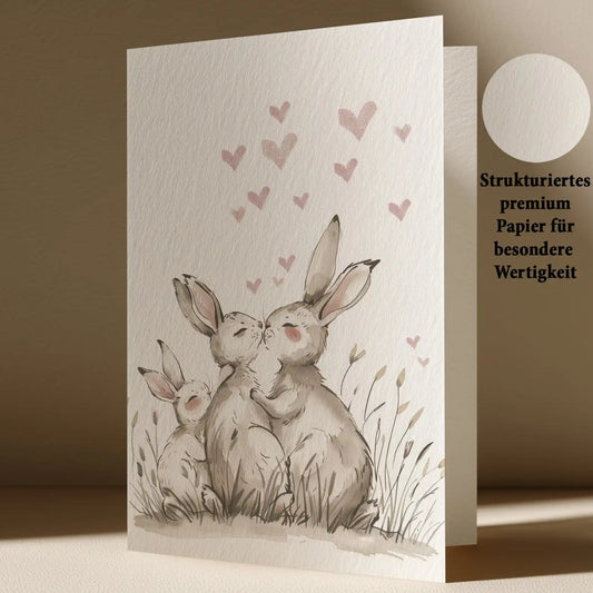 Grußkarte mit Oster Motiv