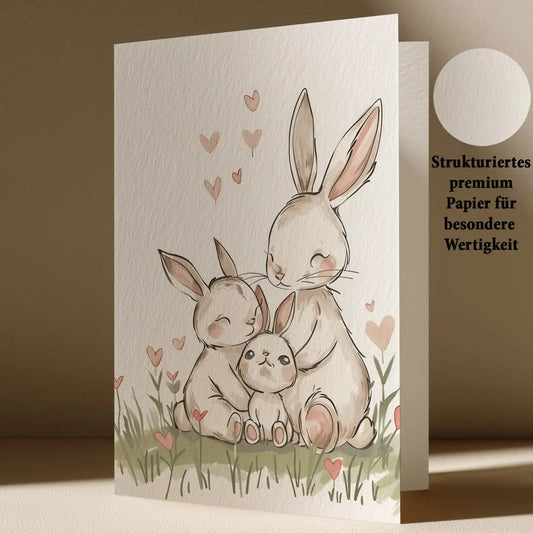 Grußkarte mit Oster Motiv
