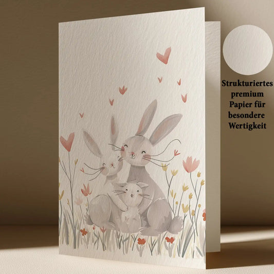 Grußkarte mit Oster Motiv (Kopie)