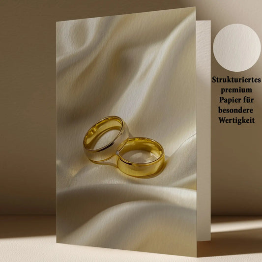 Grußkarte mit Hochzeits Motiv