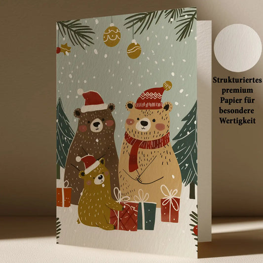 Grußkarte mit Weihnachts Motiv
