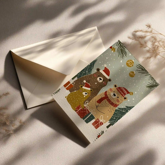 Grußkarte mit Weihnachts Motiv