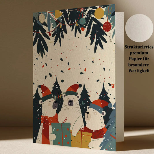 Grußkarte mit Weihnachts Motiv