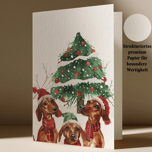 Grußkarte mit Weihnachts Motiv