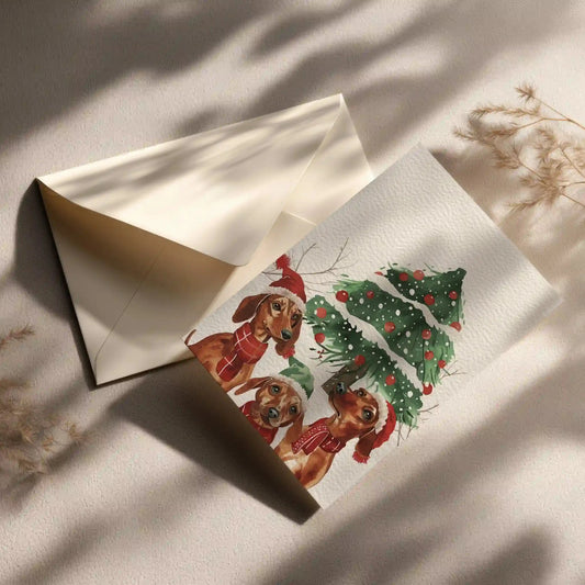 Grußkarte mit Weihnachts Motiv