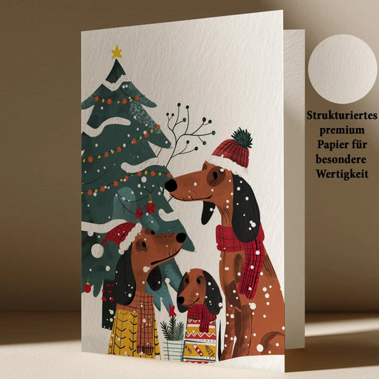 Grußkarte mit Weihnachts Motiv