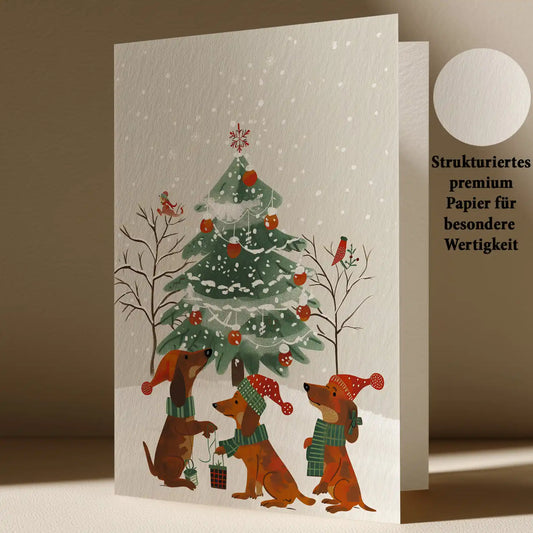 Grußkarte mit Weihnachts Motiv