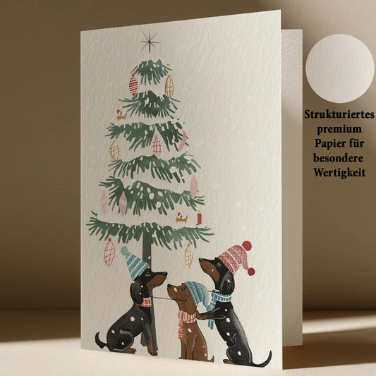 Grußkarte mit Weihnachts Motiv