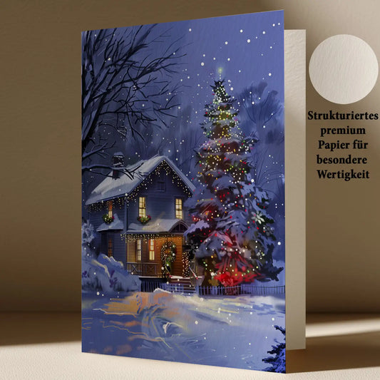 Grußkarte mit Weihnachts Motiv