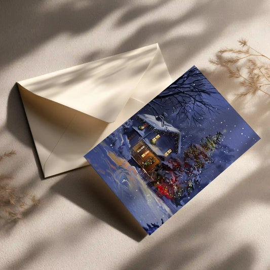 Grußkarte mit Weihnachts Motiv