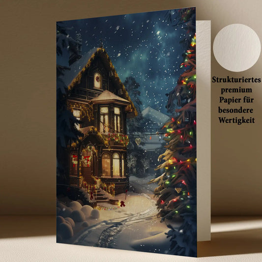 Grußkarte mit Weihnachts Motiv