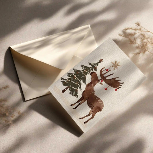 Grußkarte mit Weihnachts Motiv