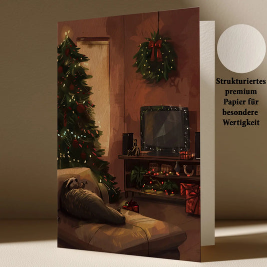 Grußkarte mit Weihnachts Motiv