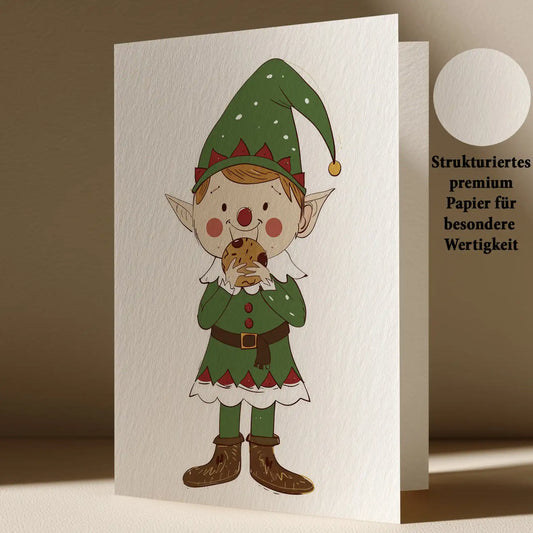 Grußkarte mit Weihnachts Motiv