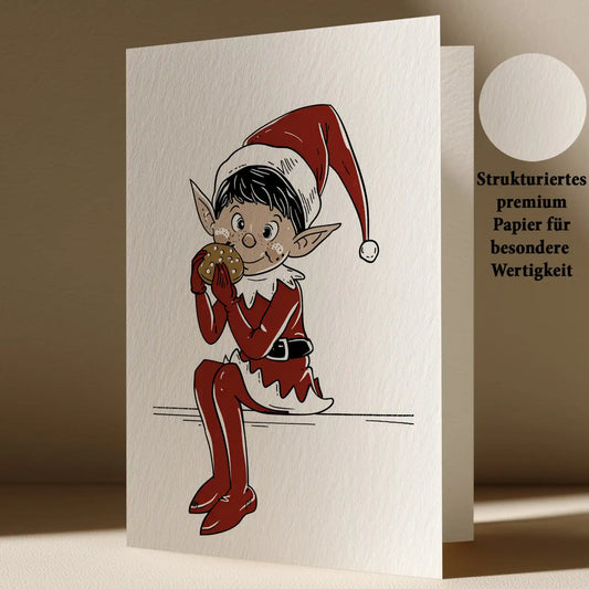 Grußkarte mit Weihnachts Motiv