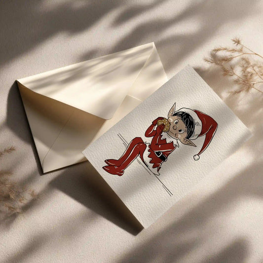 Grußkarte mit Weihnachts Motiv