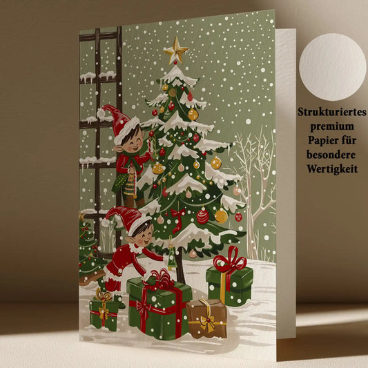 Grußkarte mit Weihnachts Motiv