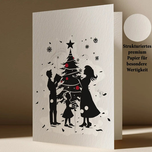 Grußkarte mit Weihnachts Motiv