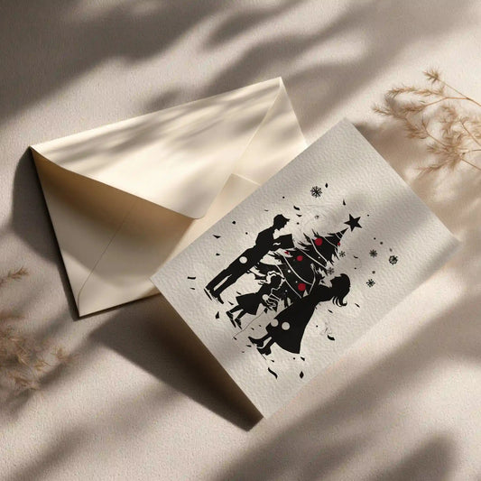 Grußkarte mit Weihnachts Motiv