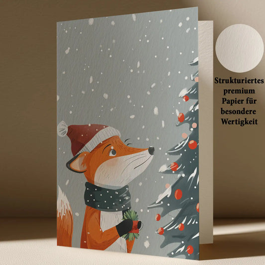 Grußkarte mit Weihnachts Motiv