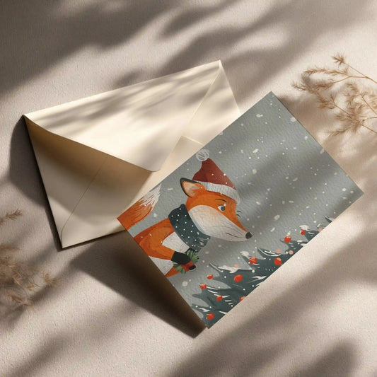 Grußkarte mit Weihnachts Motiv