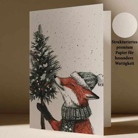 Grußkarte mit Weihnachts Motiv