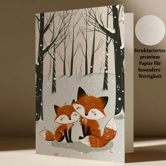Grußkarte mit Weihnachts Motiv