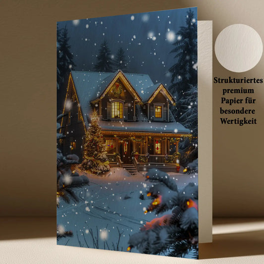 Grußkarte mit Weihnachts Motiv