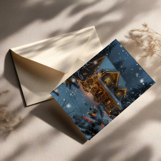 Grußkarte mit Weihnachts Motiv