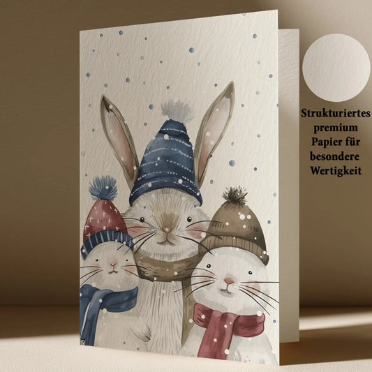 Grußkarte mit Weihnachts Motiv