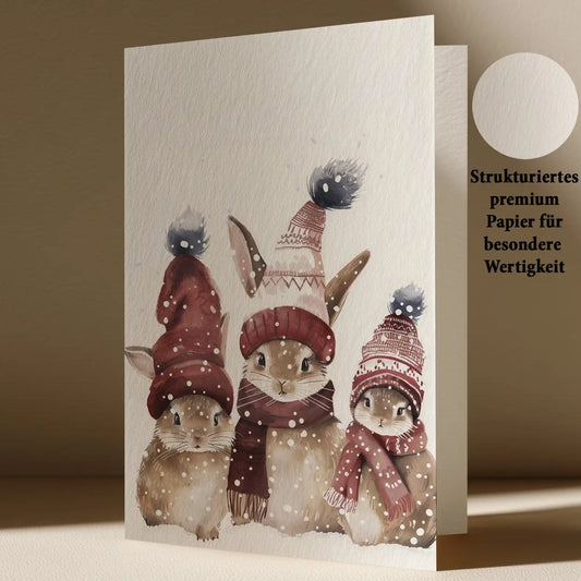 Grußkarte mit Weihnachts Motiv