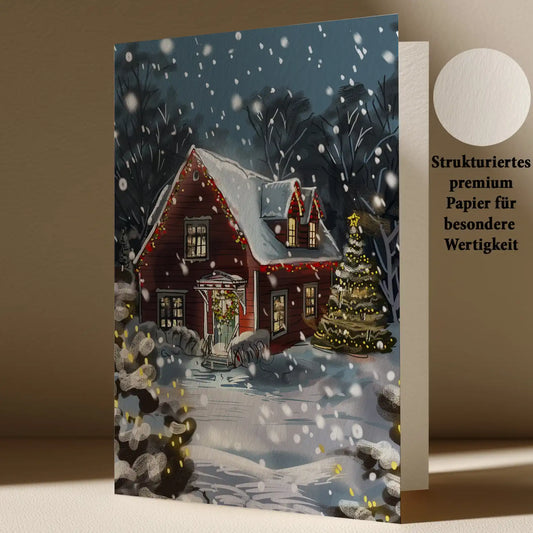Grußkarte mit Weihnachts Motiv