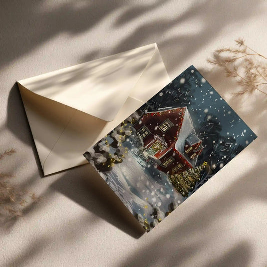 Grußkarte mit Weihnachts Motiv