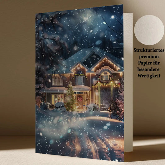 Grußkarte mit Weihnachts Motiv