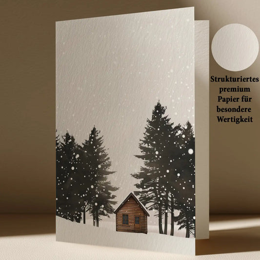 Grußkarte mit Weihnachts Motiv