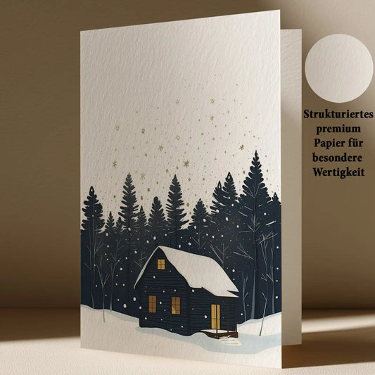 Grußkarte mit Weihnachts Motiv
