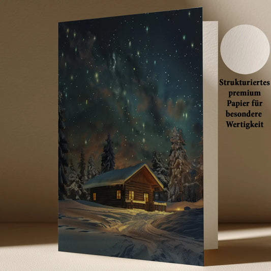 Grußkarte mit Weihnachts Motiv