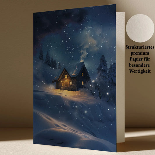 Grußkarte mit Weihnachts Motiv