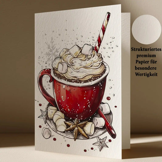 Grußkarte mit Weihnachts Motiv