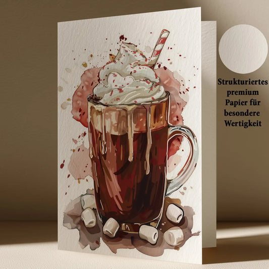 Grußkarte mit Weihnachts Motiv