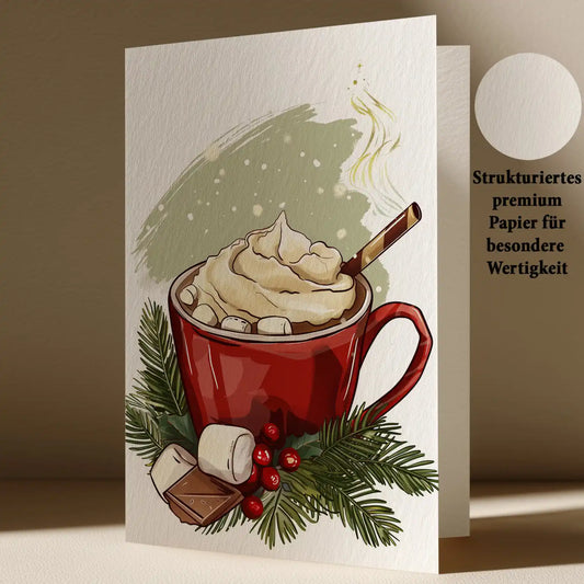 Grußkarte mit Weihnachts Motiv