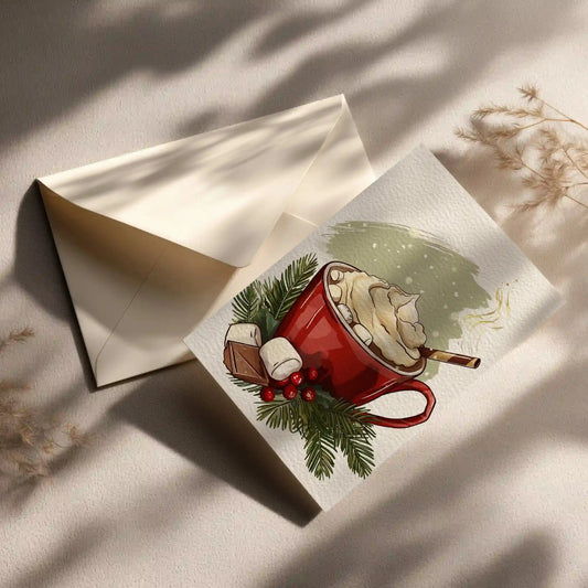 Grußkarte mit Weihnachts Motiv